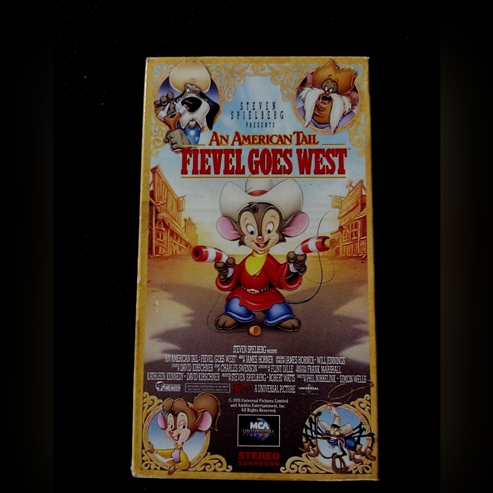 Fievel Goes West - VHS - There Are No Cats In America!!!!!!